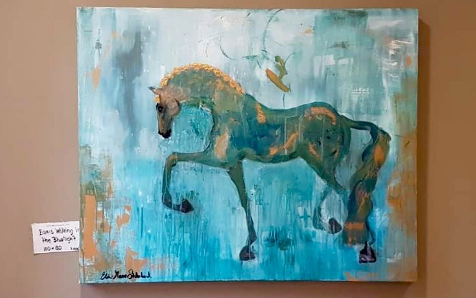 Equus Walking in the Blulight